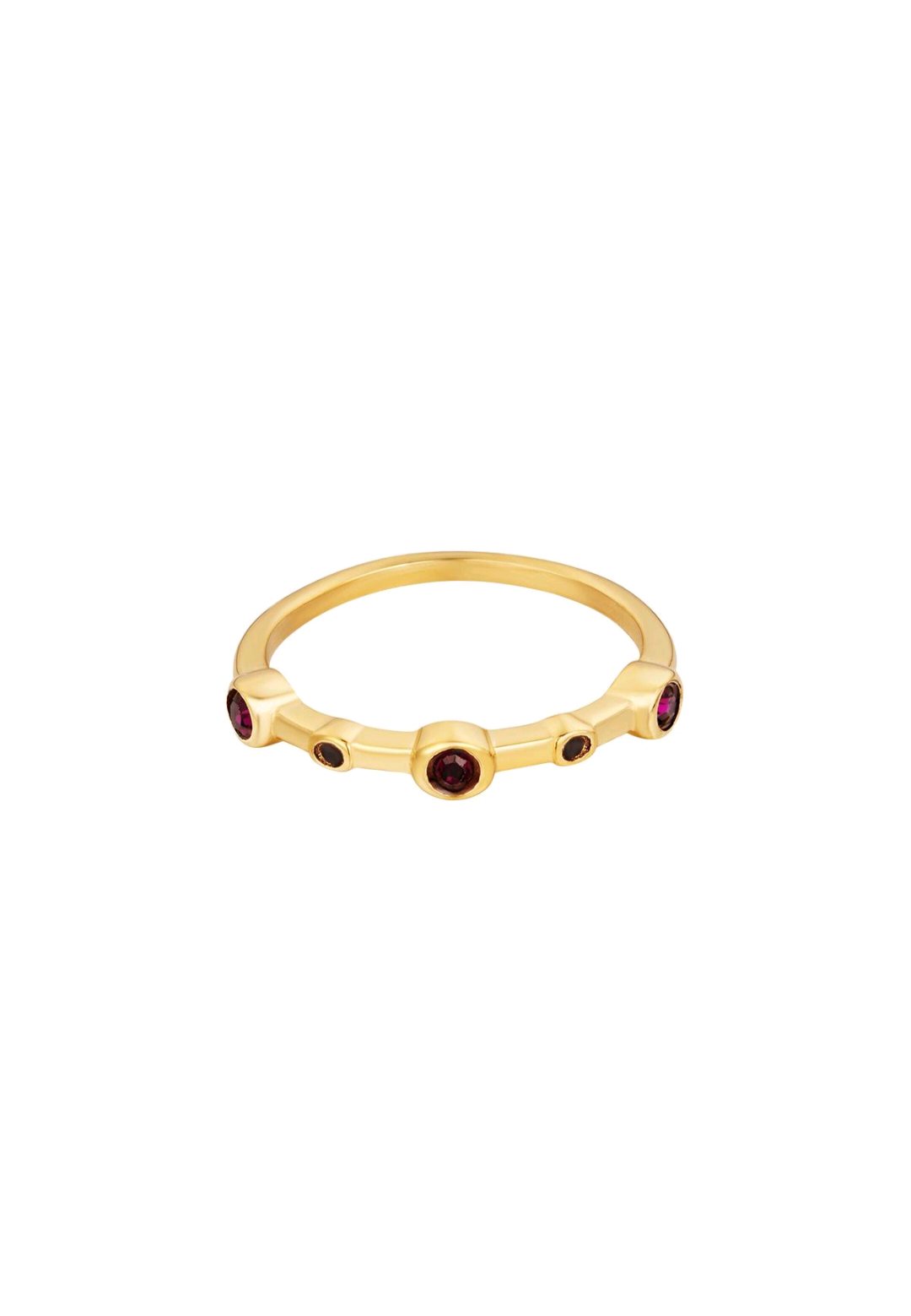 PURPLE ZULA || Ring with gems