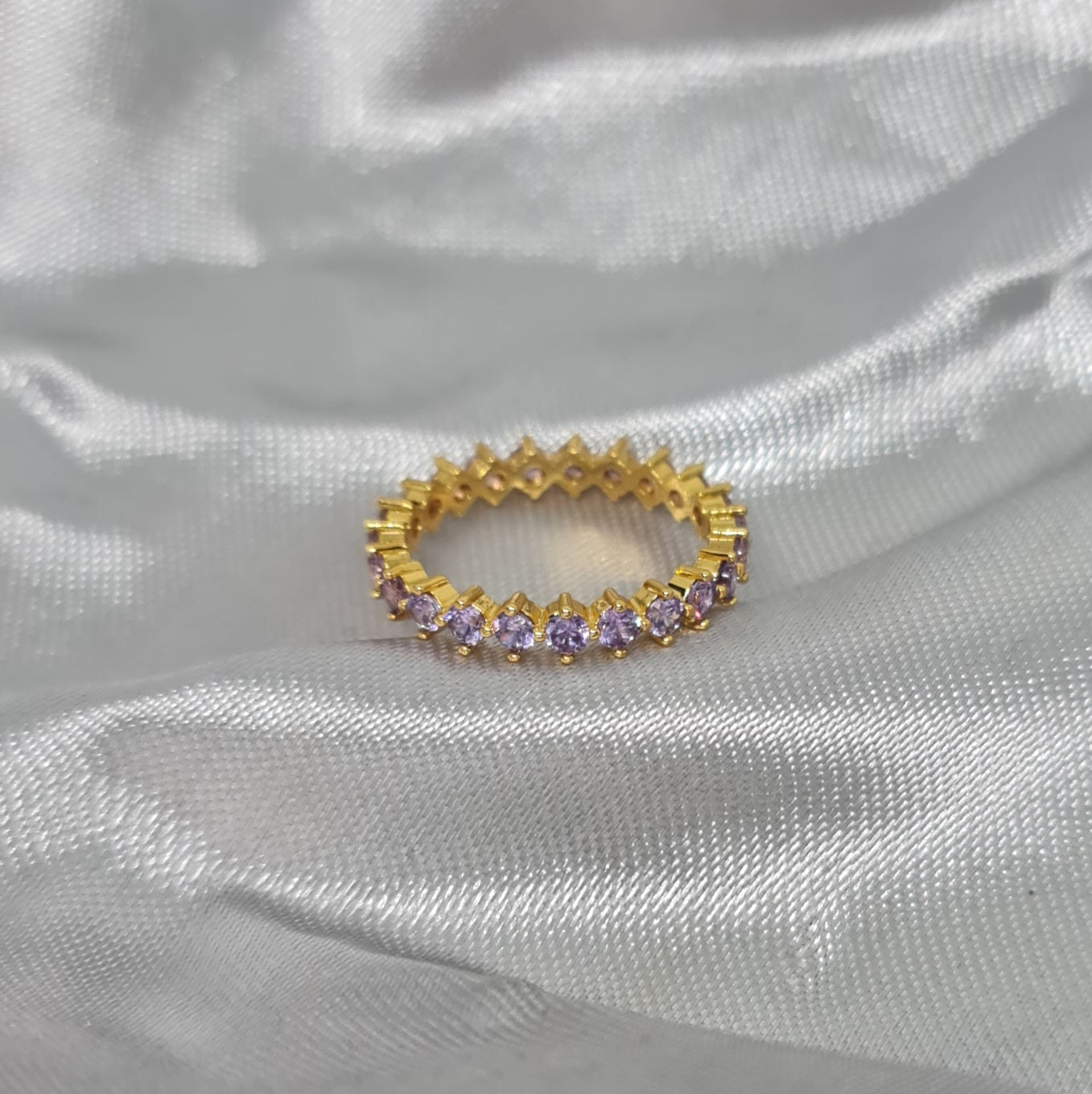 GLAM || Anillo gemas moradas